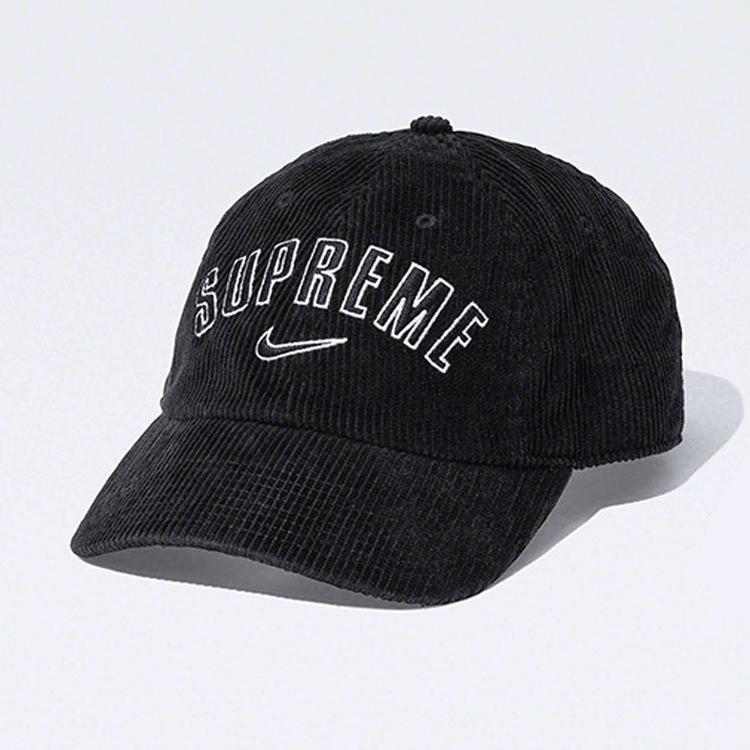 Supreme x Nike Arc Corduroy Hat streetwear logo brand news