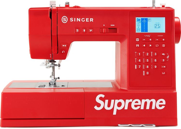 Supreme x Singer SP68 Computerized Sewing Machine streetwear style fashion news hypebeast style outfit