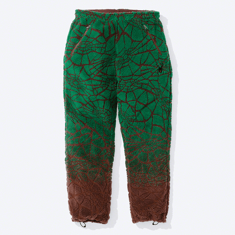 Supreme x Spyder Web Polar Fleece Pant streetwear style collab