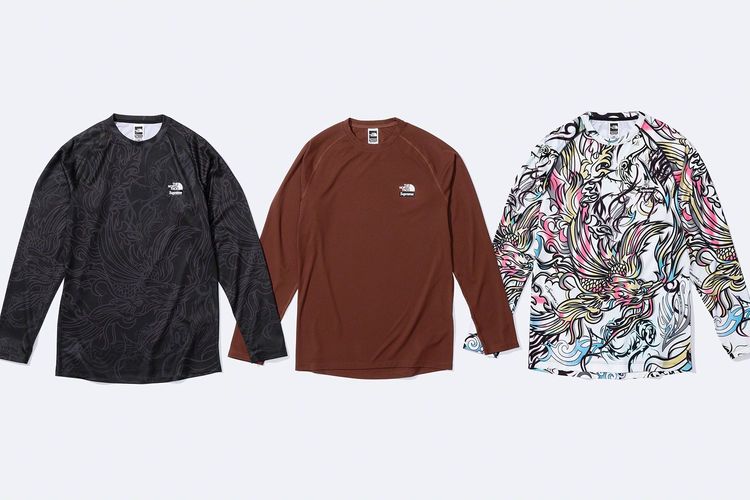 Supreme x The North Face Base Layer LS Top streetwear style collab news info price hypebeast fashion
