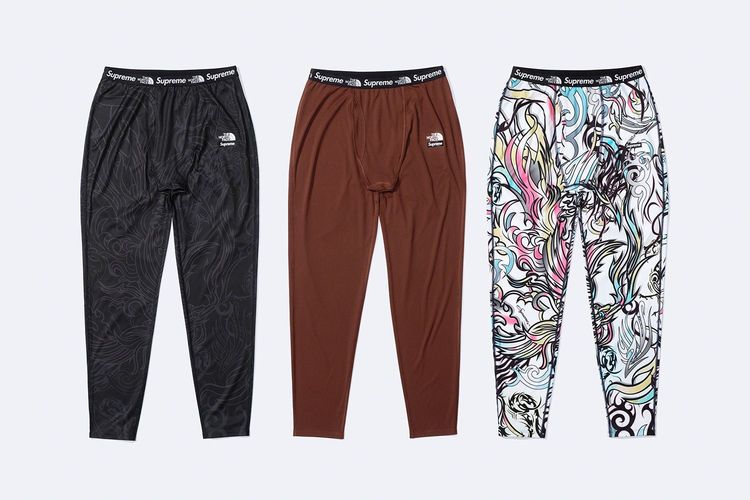 Supreme x The North Face Base Layer Pant streetwear style collab news fashion