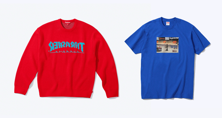 Supreme x Thrasher FW21 header