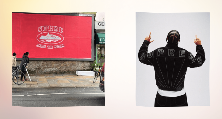 Supreme x corteiz collaboration