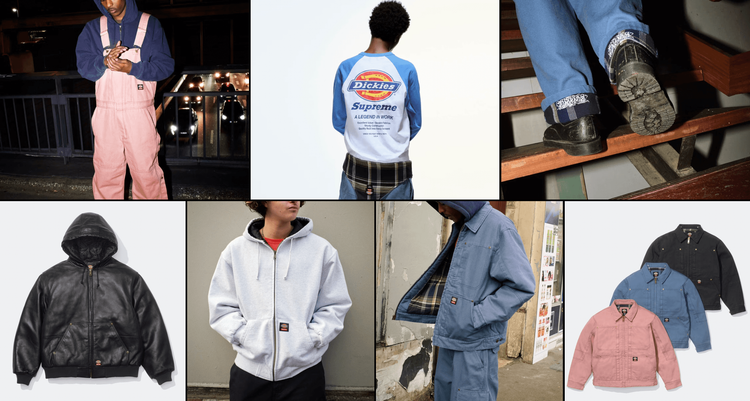 Supreme x dickies collaboration