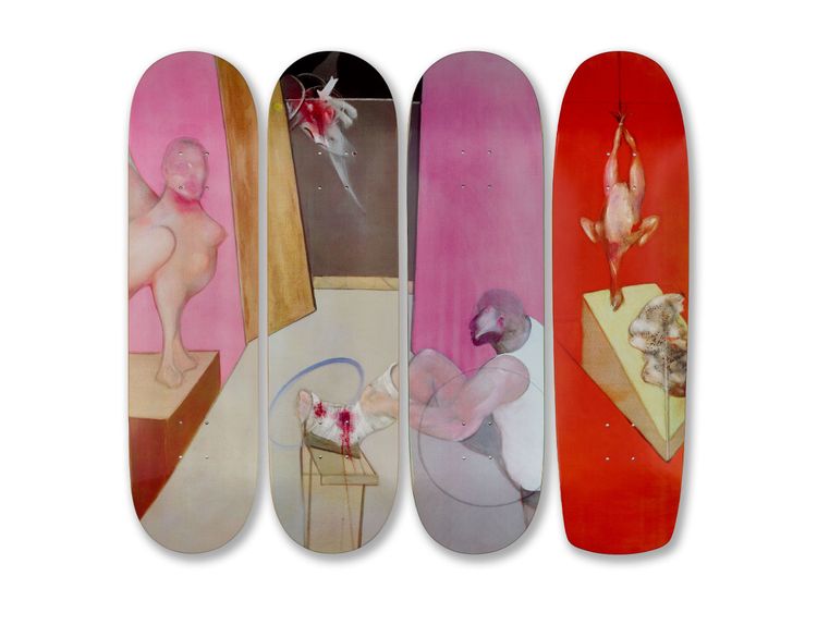 Thames x Francis Bacon Skateboard Deck streetwear style collab