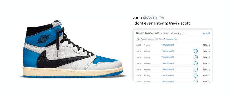 Travis Scott Cactus jack x fragment x jordan 1 sneakerhead news bots eat all pairs