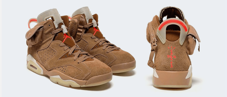 Travis Scott x Air jordan 6 british khaki cactus jack release info