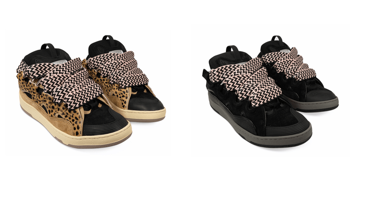 a ma maniere lanvin Leather Curb Sneaker 1