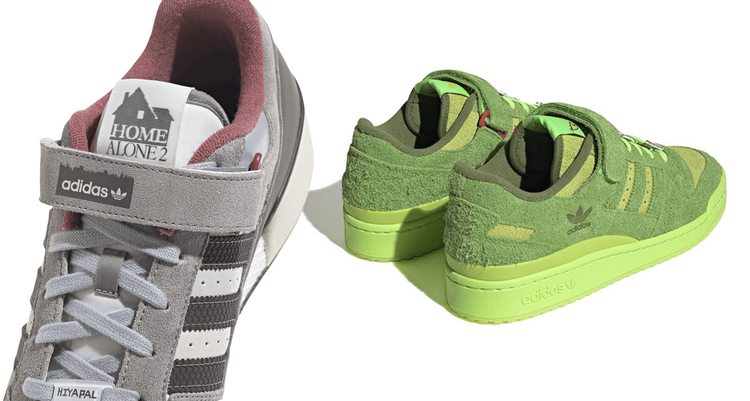 adidas forum low grinch collab home alone 2 lost in new york cpfm dunk collaboration 3