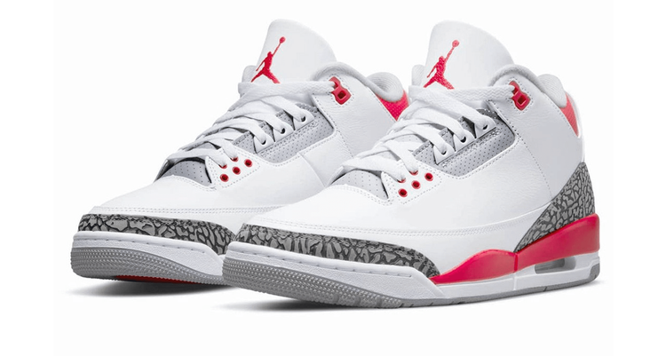 air jordan 3 fire red header