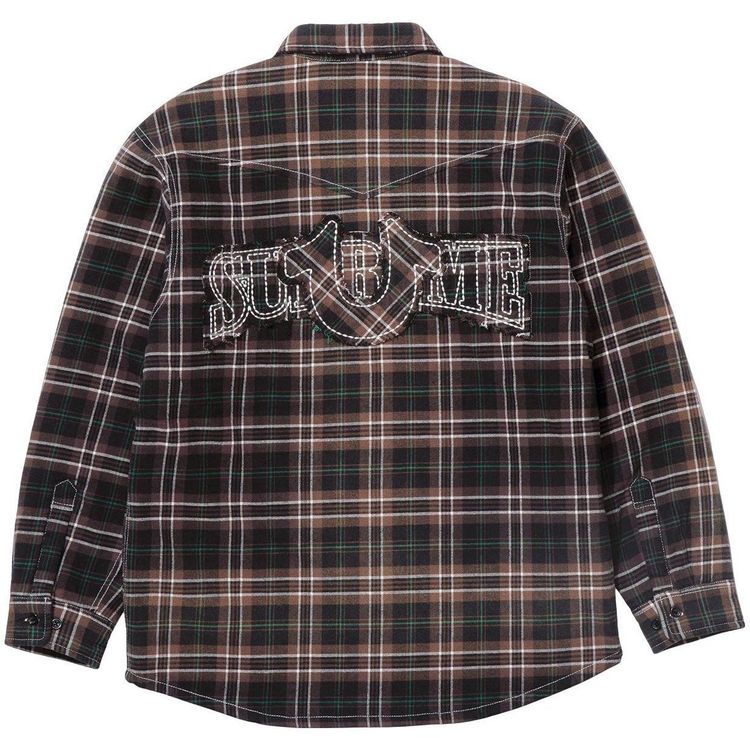 SLN Official - Supreme®/True Religion® Quilted Lined Plaid Flannel