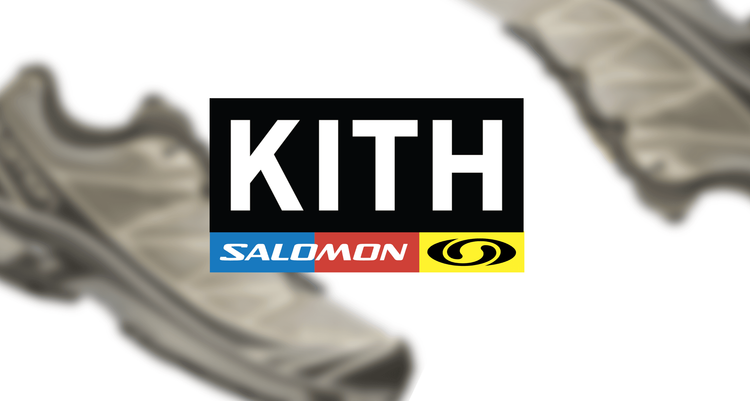 kith x salomon xt 6 blue brown release date information