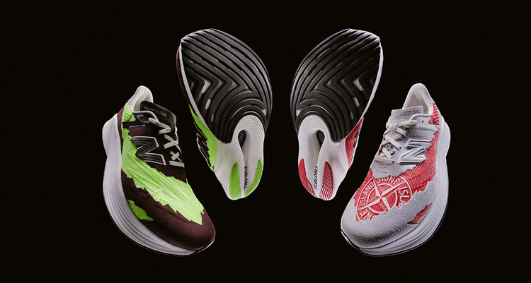 new balance stone island FuelCell RC Elite V2 header