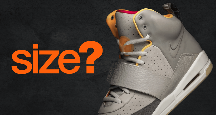 size? x yeezy header re-size Nike air yeezy raffle kanye west release date hype beast supreme