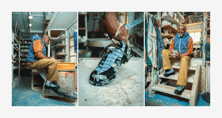 story mfg x roa hiking collabration Katharina