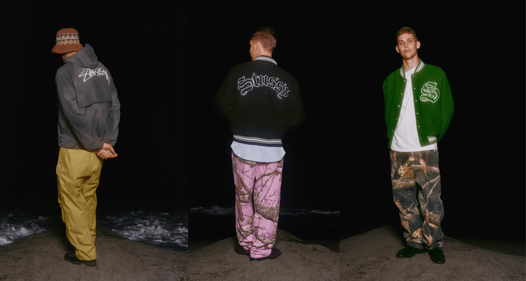 stussy winter 2022 collection vbeach pants nyco trousers fleece world tour 5