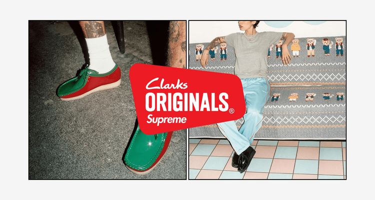 supreme-clarks-patent-leather-wallabee