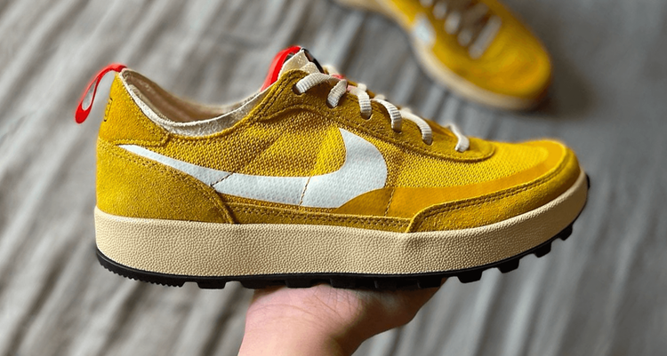 tom sachs nikecraft general purpose shoe yellow header