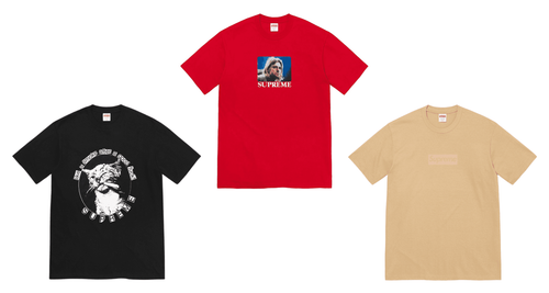SLN Official - Kurt Cobain Photo Tee & Tonal Box Logo for Supreme