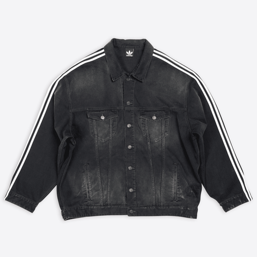 Balenciaga x Adidas Denim Jacket streetwear style collab news