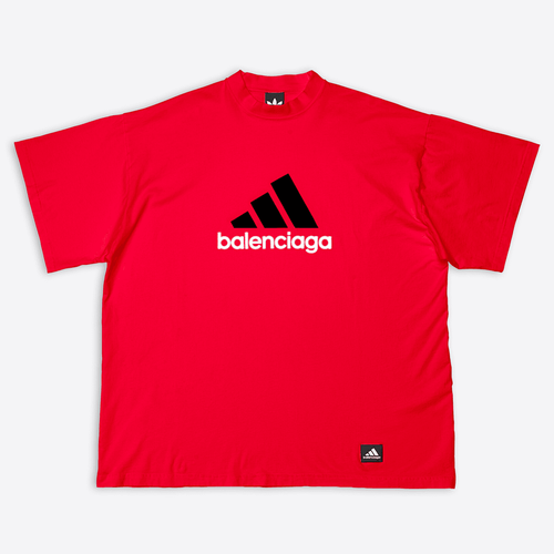 Balenciaga x Adidas Logo Tee streetwear style collab news info