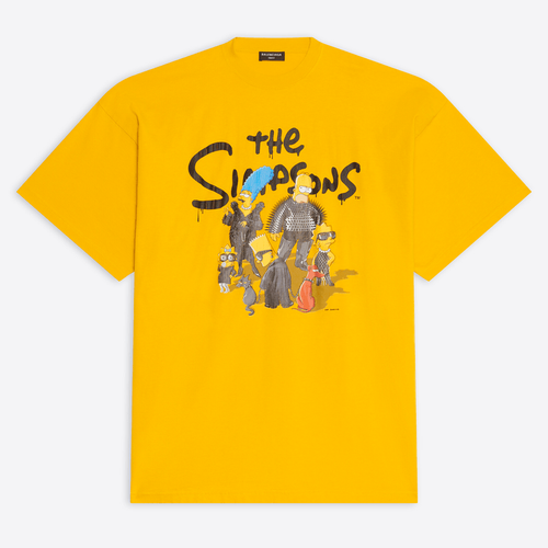 Balenciaga x The Simpsons Tee streetwear style fashion where to buy tshirt