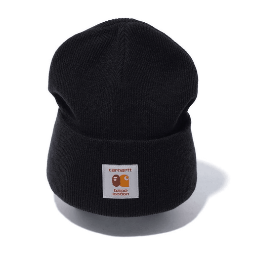 Bape x Carhartt WIP Black Beanie release where to buy