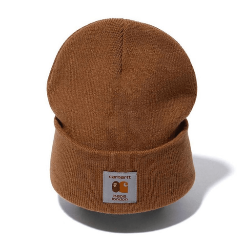 Bape x Carhartt WIP Brown Beanie release info