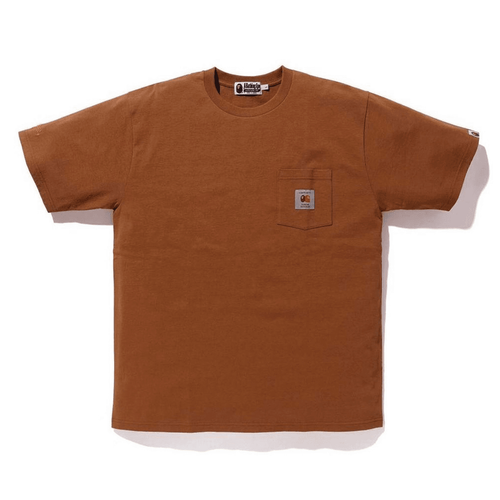 Bape x Carhartt WIP Brown Tee release info price