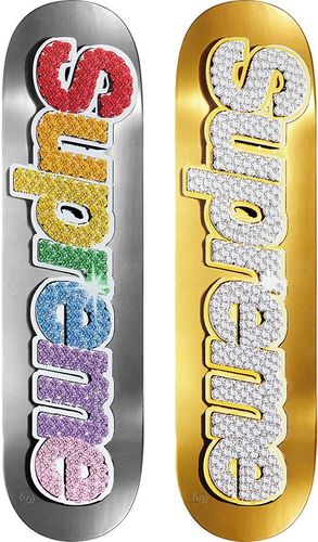 Bling Box Logo Skateboard