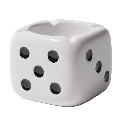 CERAMIC DICE ASHTRAY
