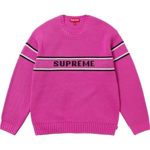 CHEST STRIPE SWEATER