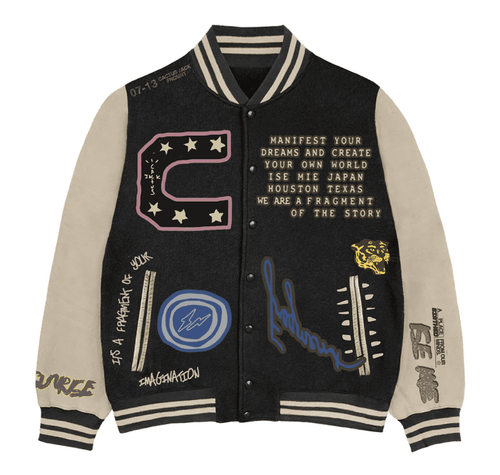 Cactus Jack for fragment Manifest Letterman Jacket