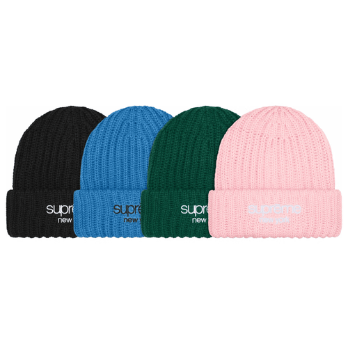 Classic Logo Chunky Ribbed Beanie