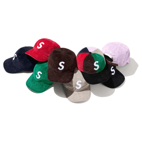Corduroy S Logo 6 Panel FW24