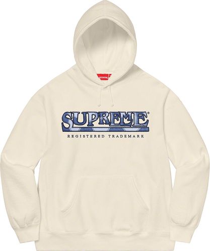 Denim Logo Hooded Sweatshirt