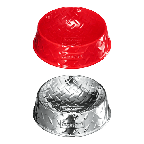 Diamond Plate Dog Bowl