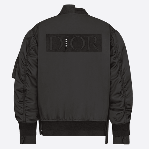 Dior x Sacai Bomber Jacket streetwear hypebeast release info fashion
