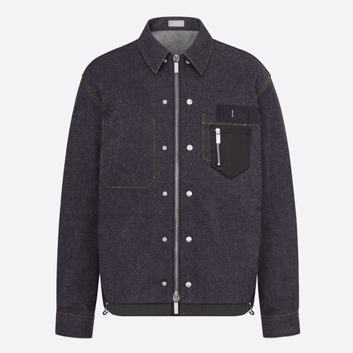 Dior x Sacai Denim Overshirt streetwear fashion collab news release info