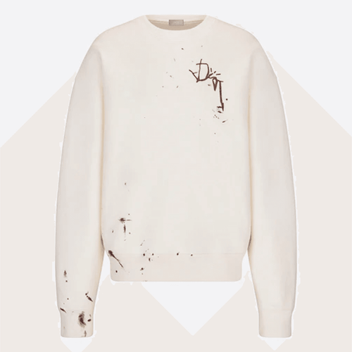 Dior x Travis Scott Cactus Jack Chest Logo Crewneck Streetwear fashion style news info