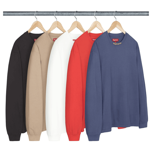 Embroidered Collar L:S Top