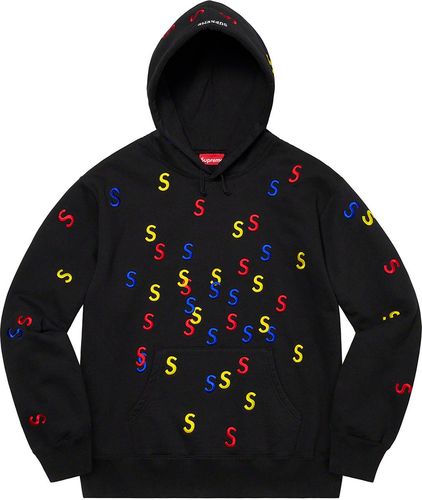 Embroidered S Hooded Sweatshirt