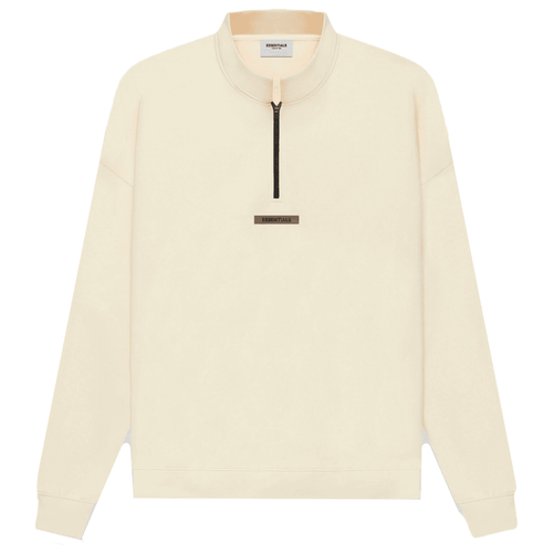 FEAR OF GOD ESSENTIALS Half Zip Sweater Cream sweatshirt release date price info
