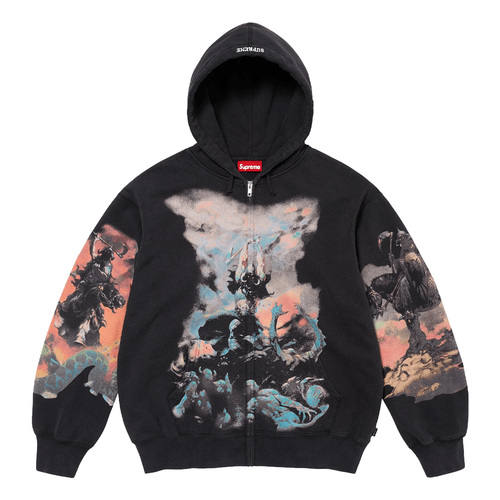 Frazetta Zip Up Hooded Sweatshirt