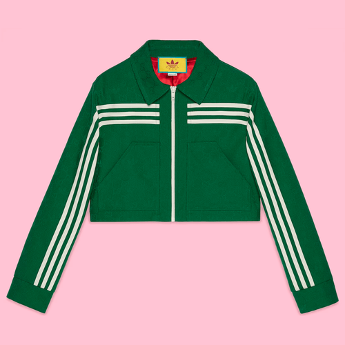 Gucci x Adidas Cropped Jacket streetwear style collab news info price