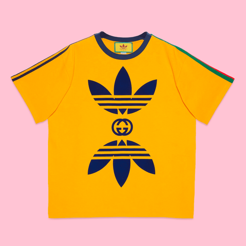Gucci x Adidas Double Logo Tee streetwear style collab news info price