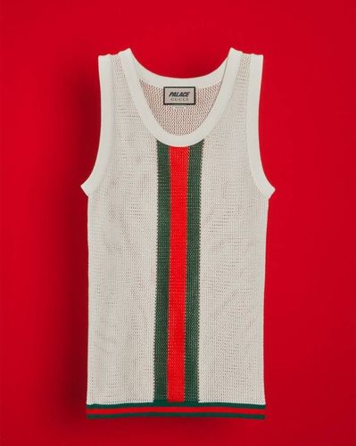 Gucci x Palace Knit Tank Top streetwear style collab news info price