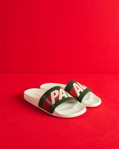 Gucci x Palace Slides streetwear style collab news info price where to buy