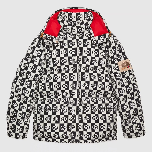 Gucci x The North Face Long Padded Jacket print streetwear info price
