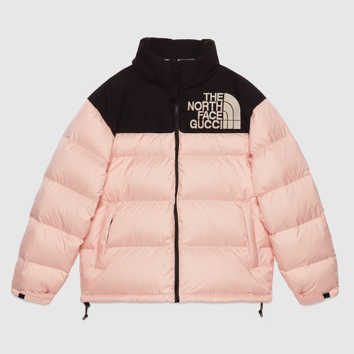 Gucci x The North Face Nuptse Jacket pink streetwear style info